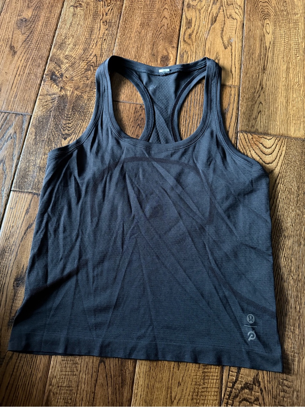 LULULEMON PELOTON o athletica Black Racerback Tank Top Size 4